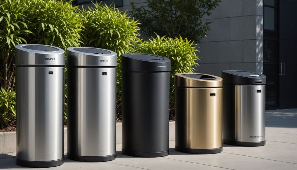 Poubelles modernes : alliez design, technologie et écologie !
