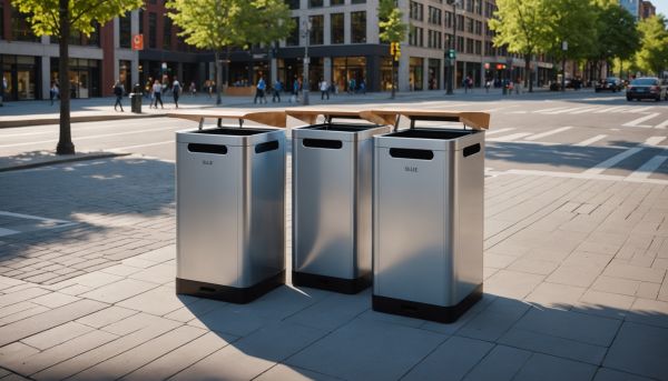 Poubelles modernes : alliez design, technologie et écologie !